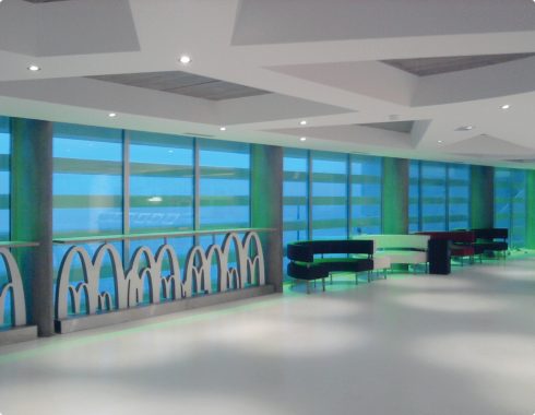 Agencement intérieur McDonalds Monaco - Palette Publicitaire